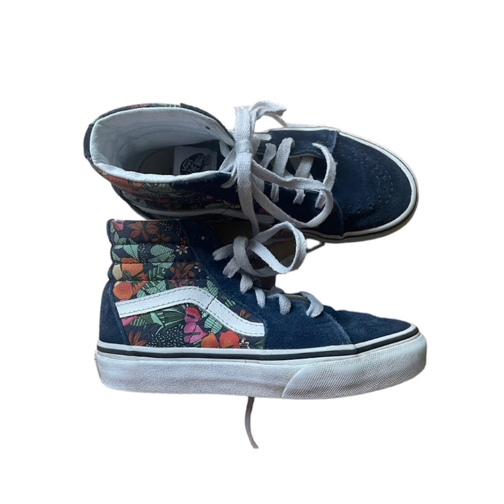 Vans Sk8 Hi Top Hibiscus Sneakers